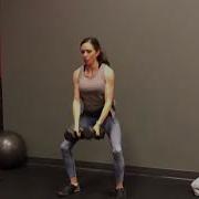 Dumbbell Squat Curl Thruster