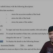 Class Library Description Based Java Program From 2012 Paper ICSE Class 10 Computer