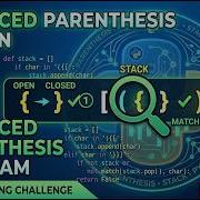 Balanced Parenthesis Python Code Challange