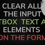 JQuery Tutorial How To Clear Input Type Textbox And Textarea Value