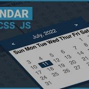How To Create A Calendar With HTML CSS And JavaScript Custom Date Picker