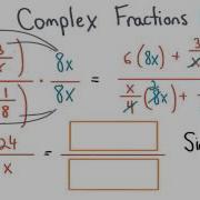 Simplify Complex Fractions Visualizing Algebra
