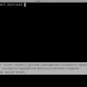 Installing OpenWhisk
