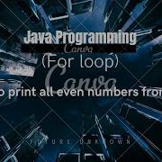 For Loop Program To Print All Even Numbers From 10 To 20