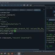 Inserting Data To MySQL Table Through Python Code Python MySQL Connectivity MySQL 04