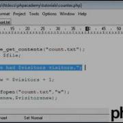 Simple Visitor Counter Tutorial In PHP Hindi