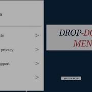 How To Make Drop Down Menu Using HTML CSS JavaScript User Account Toggle Menu HTML CSS