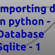 Importing Data In Python Database Sqlite 1
