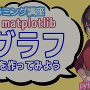 Python入門 Matplotlib グラフを作ってみよう 動画で学ぶプログラミング講座