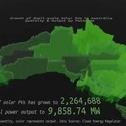 Small Scale PV Installs In Australia Data Visualisation With Blender Python