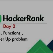 Day 2 HackerRank Python Problems Function Print Runner Up 45 Day Challenge By CodeMBS