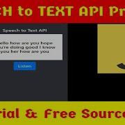 44th Javascript Project Speech To Text API Tutorial For Beginners With Source Code