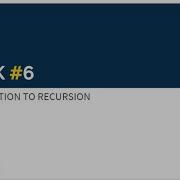 Recursion Backtracking Level 2 Training 2020