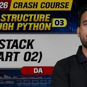 Data Structure Through Python 03 Stack Part 2 DA GATE 2026 Crash Course