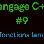 Langage C 9 Les Fonctions Lambda