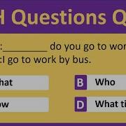WH Questions Quiz Present Simple WH Qs Test ESL Quiz