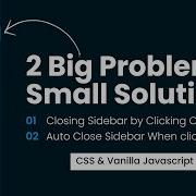 Closing Sidebar By Clicking Outside Using Javascript Auto Close Sidebar When Click On Link