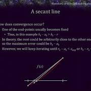 6 2 3 Bracketed Secant Method