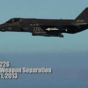 F35C GBU12 21OCT13 NAVY F 35C COMPLETES FIRST WEAPONS SEPARATION TEST