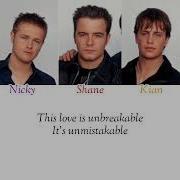 Westlife Unbreakable Color Coded Lyrics