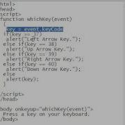 HTML 5 Javascript Lesson 15 Keycodes