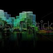 Pixel Sorting Loop Abstract Audio Visualisation Or City At Night