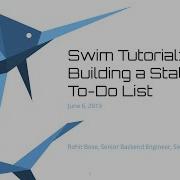 Swim Tutorial Building A Stateful To Do List App