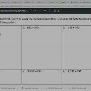 5th Gr Module 2 Lesson 8 Fluently Multiply Multi Digit Whole Numbers Using The Standard Algorithm
