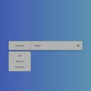 HTML Search Box With Custom Dropdown Menu Full Tutorial