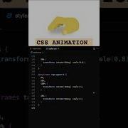 Realistic Typing Hand Animation HTML CSS Css Animation Coding Shorts Programming Viral
