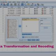 Data Transformation Using SPSS Recoding Different Variables