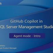 GitHub Copilot в SSMS агентный режим предварительная версия
