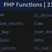 Top 100 PHP Functions 21 30 Learn PHP