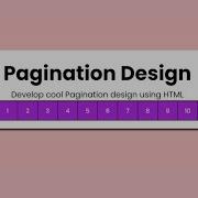 Awesome Pagination Design Using HTML CSS Only