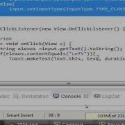 Android Tutorial 30 ContentEquals Equalignorecase Toast