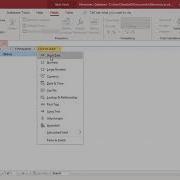 Как создать таблицу в MS Access Office 365