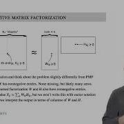 13 7 Nonnegative Matrix Factorization Machine Learning