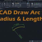 AutoCAD Draw Arc With Radius And Length