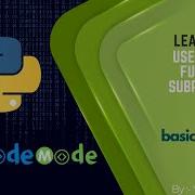 User Defined Functions And Subprograms In Python CodeMode