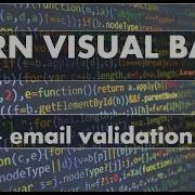 Learn Visual Basic Email Validating And Formatting