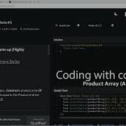 Codewars 7 Kyu Product Array Array Series 5 JavaScript