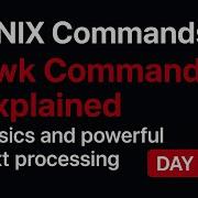 UNIX Commands Awk Command Explained Day 22