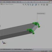 SolidWorks Simulation Pinned End Support Shell Elements