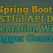 114 Spring Boot RESTful API Documentation With Swagger Concept