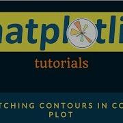 Matplotlib Plotting Tutorials 039 Hatching Contours In Contour Plot