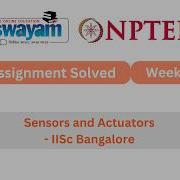 Sensors And Actuators Week 4 NPTEL ANSWERS 2026 Nptel2026 Myswayam Nptel Nptelexam
