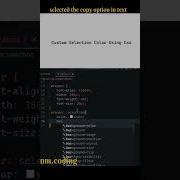 Custom Selection Color Using Css Html Css Coding Design Programming Html Css Code