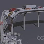BRIDGE COLLAPSE TYFLOW SIMULATION DOWNLOAD 3DS MAX SCENE