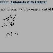 Moore Machine Example For Once Complement