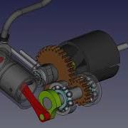 FreeCAD 4 Stroke Engine Animation